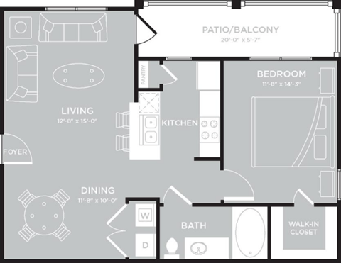 MOP A2  floor plan at Villages of Magnolia Magnolia, Texas